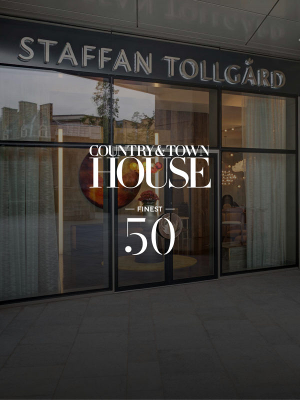 Staffan Tollgard showroom at Grosvenor waterside for country and town house